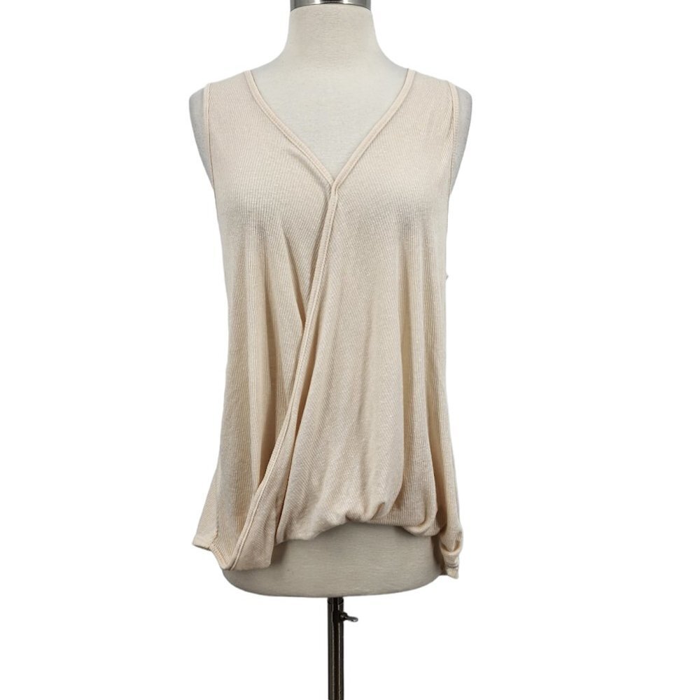 Evereve Allison Joy Women's Halston Drape Sleeveless Top‎ Size S NWT